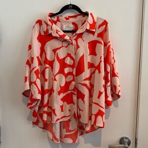 Nordstrom by Cristina Martinez floral blouse